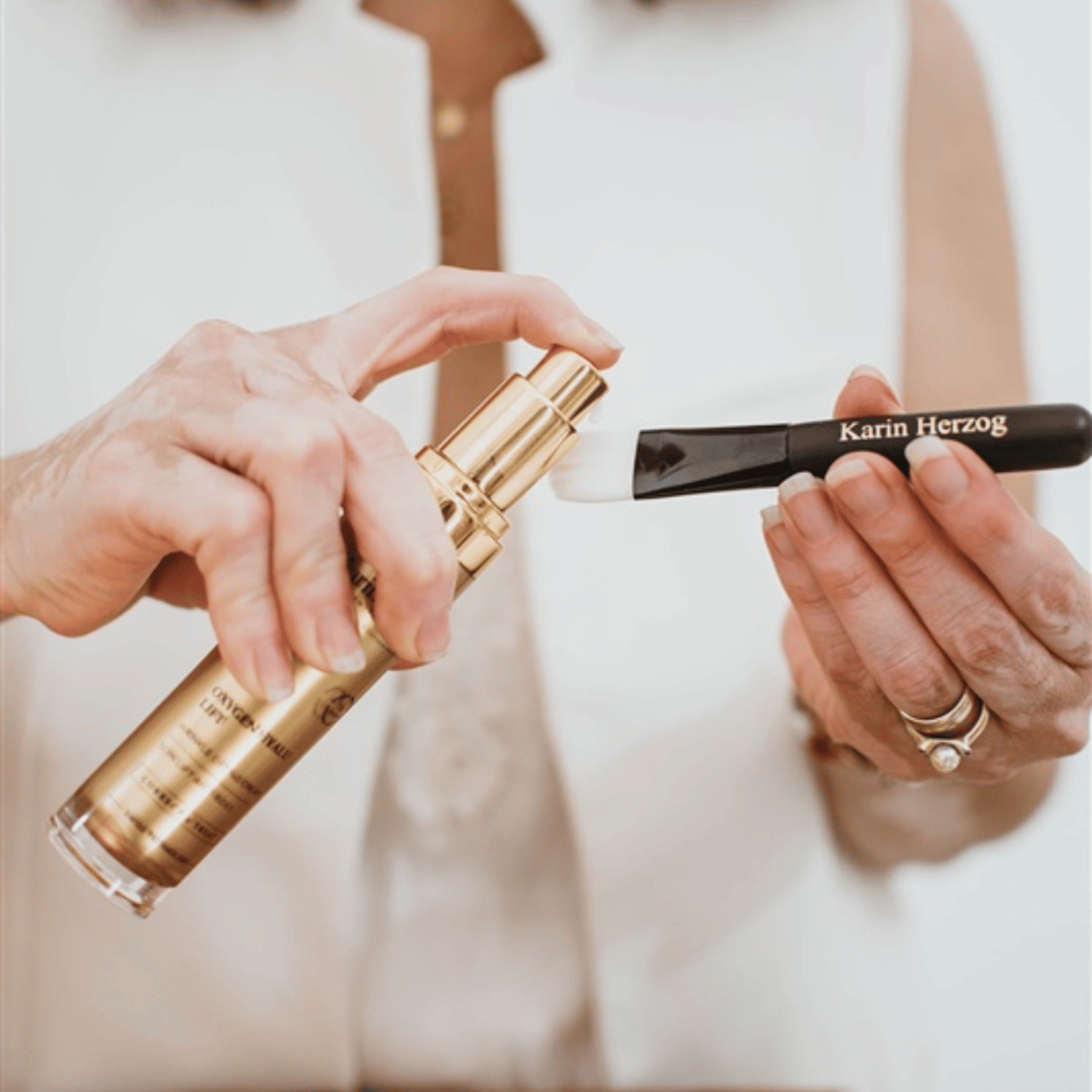 The Golden Hour — Anti - Ageing Cream & Serum Duo - Karin Herzog